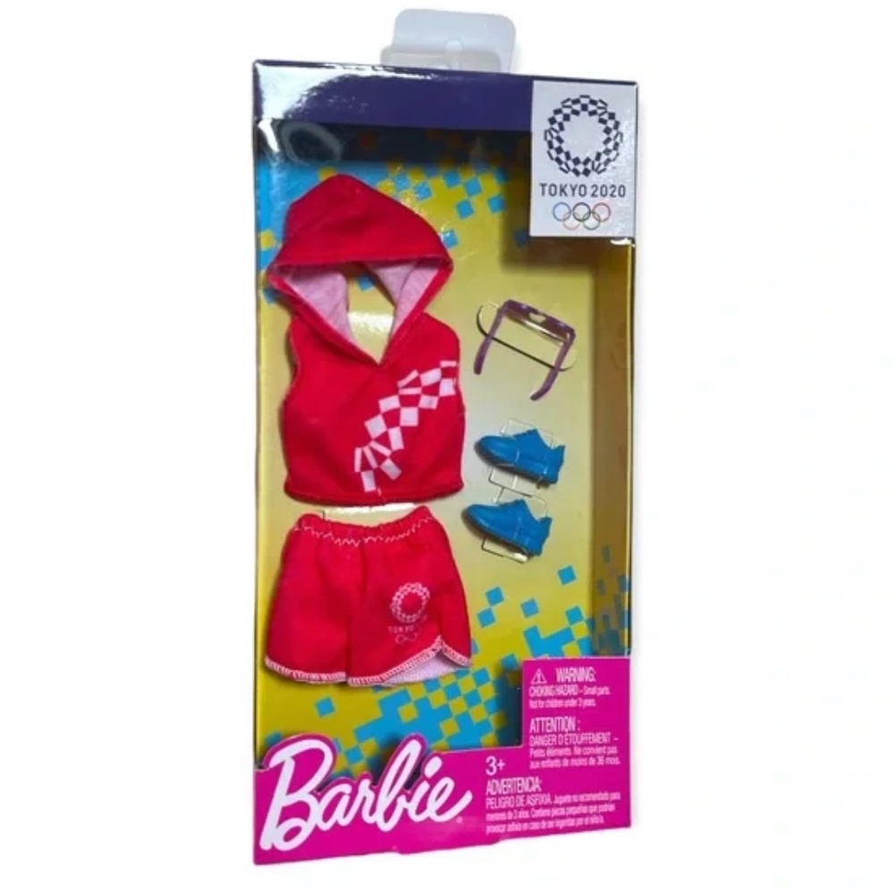 Barbie clothes NRFB Tokyo Olympic 2020 outfit - complete NIB 4/4
